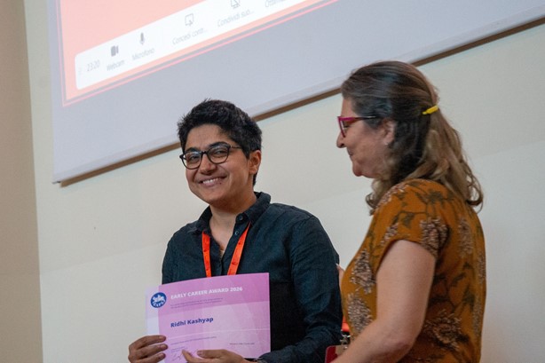 Professor Ridhi Kashyap receives the inaugural EAPS Early Career Award at EPC 2026.