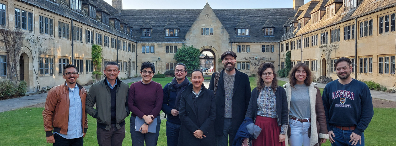 LCDS and DANE members outside Nuffield College