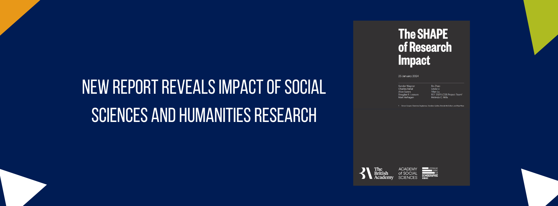 New report reveals impact of social sciences and humanities research