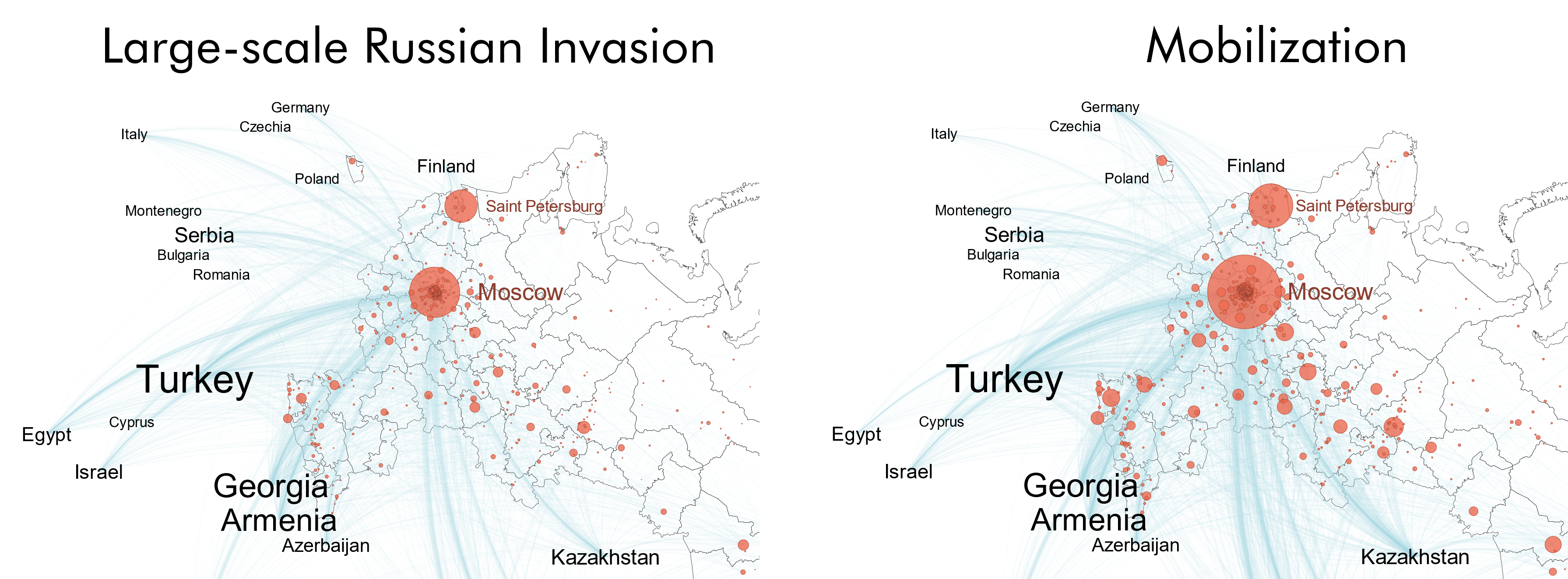 Study figure 2: Geographic variation in mobility-related web searches for various. 