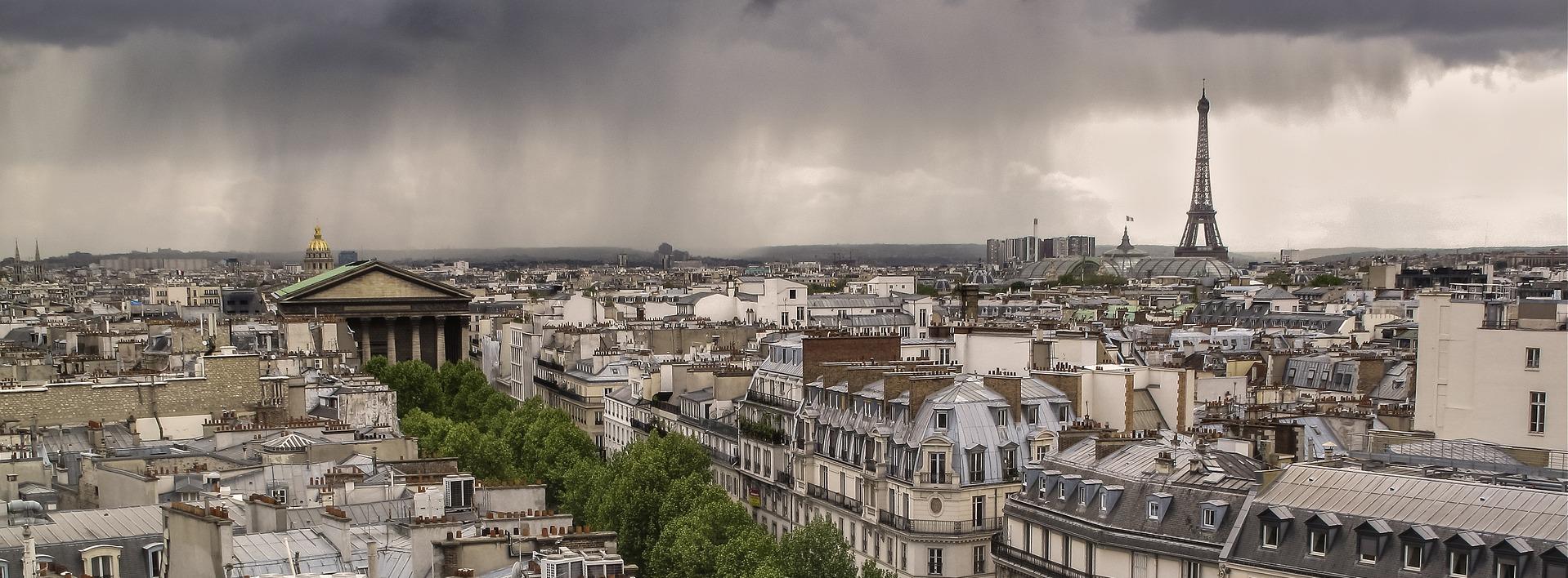 A cloudy day in Paris