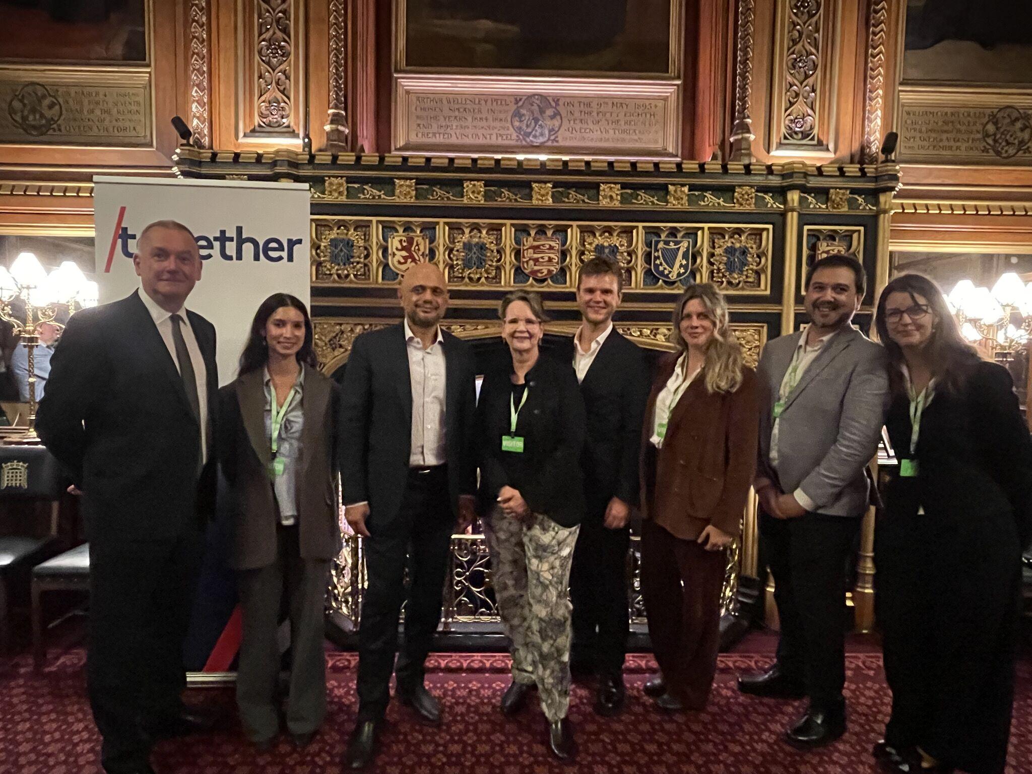 LCDS team and the Commission's Co-chairs pictured together.