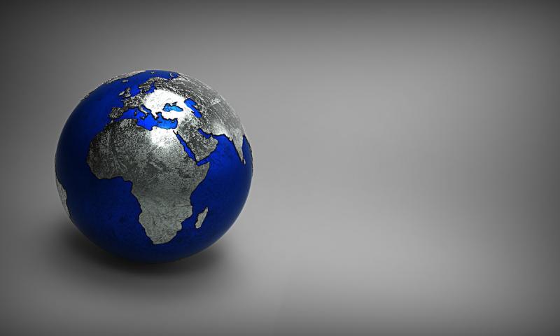 3D model of globe