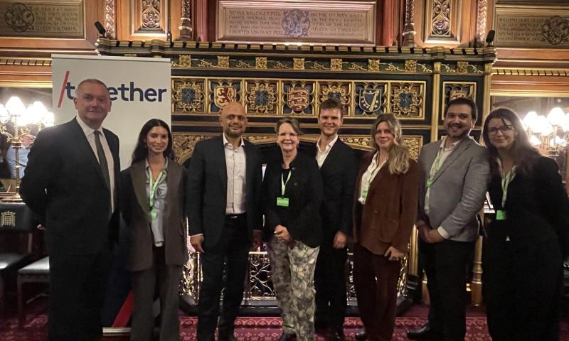LCDS team and the Commission's Co-chairs pictured together.
